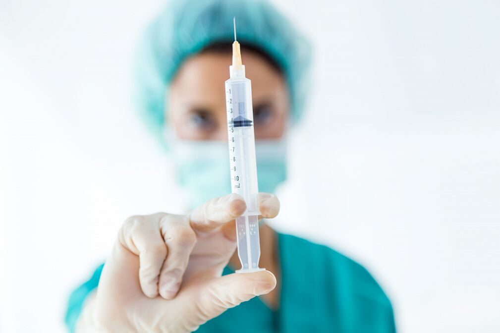 Injektionen aus der Arthrose des Collen -Gelenks
